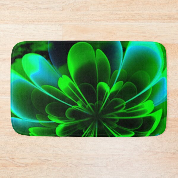 Item preview, Green Stylized Corolla Bent Up Petals designed and sold by miraminerva09.