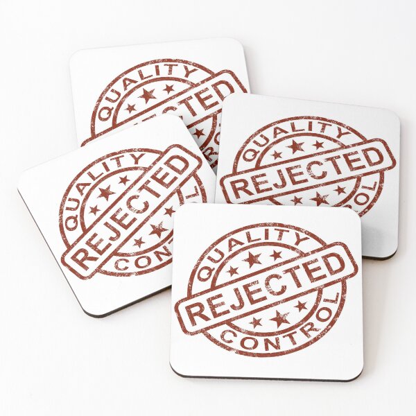 Item preview, Funny Quality Control Rejected Typography designed and sold by JulieInspired.