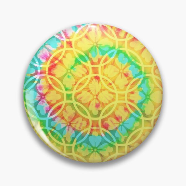 Item preview, floral tie dye pattern designed and sold by Unimeme.