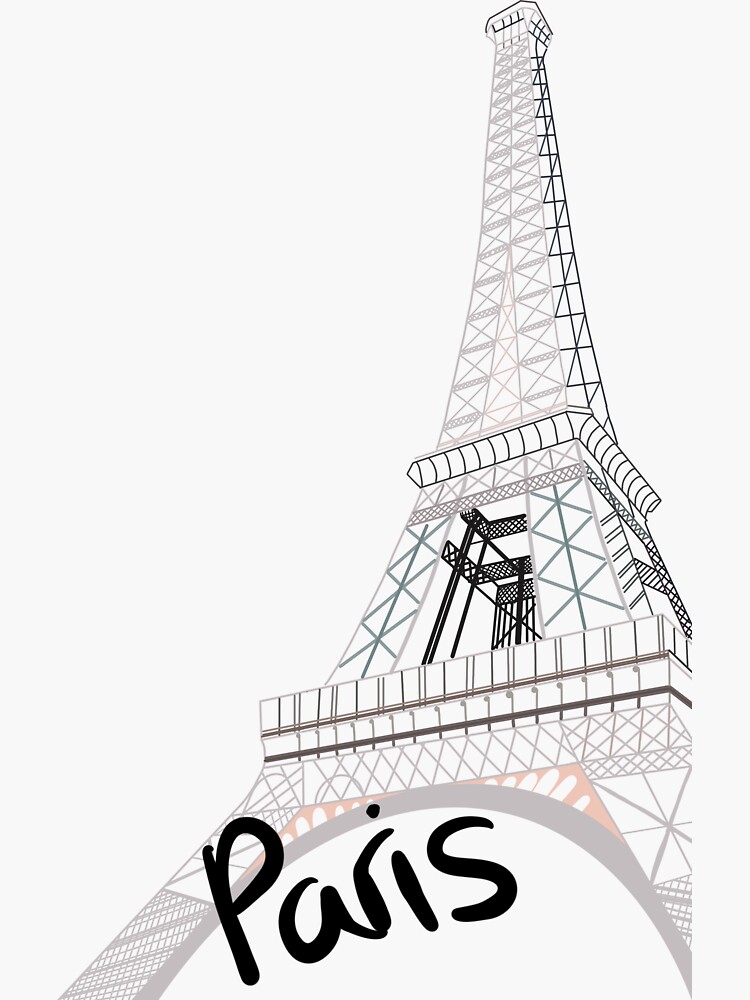  Black Eiffel Tower Lifesize Cardboard Standup, Paris