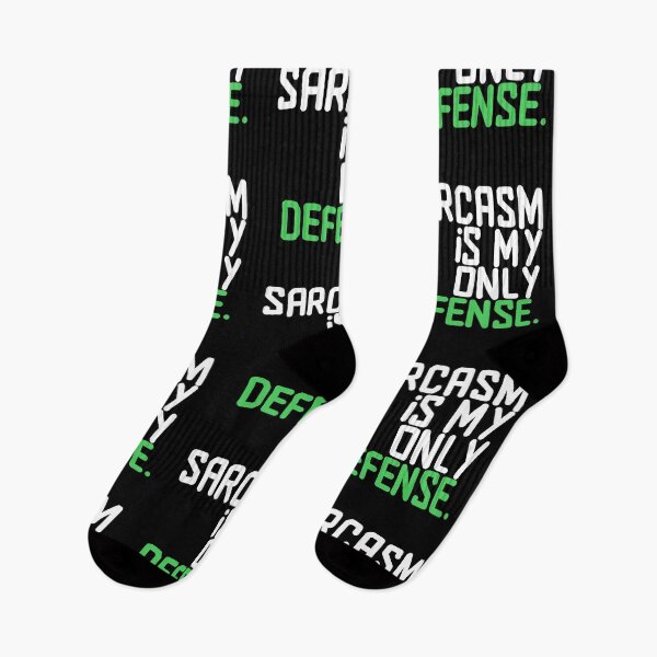Item preview, sarcasm is my only defense- teen wolf stiles quote black and white and green designed and sold by emcazalet.