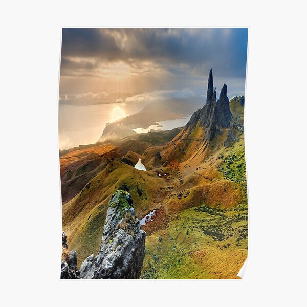 Old Man Of Storr Isle of Skye Scotland Poster