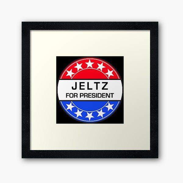 JELTZ FOR PRESIDENT Framed Art Print