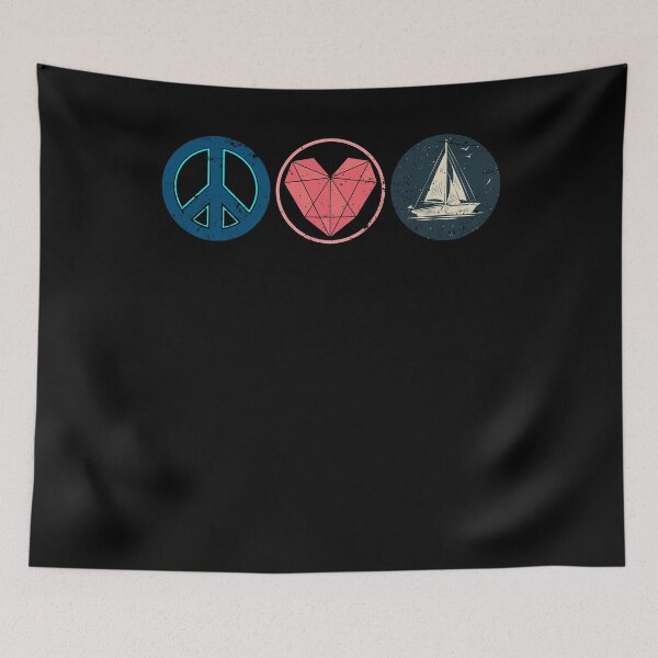 Item preview,  Peace and a sailboat to go sailing. designed and sold by bestshirtdesign.