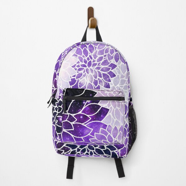 Item preview, Galaxy Space Dahlias Violet designed and sold by 2sweetsDesign.