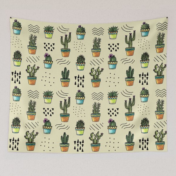 Item preview, Cactus Pattern designed and sold by cheekymare.