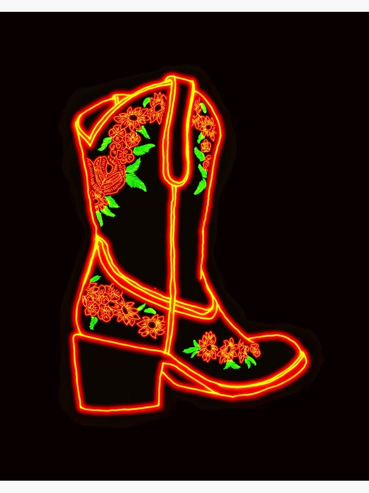 Neon cowboy outlet boots