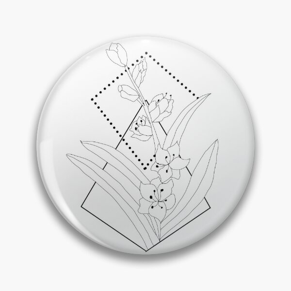 Item preview, Geometric Gladiolus  designed and sold by Katy Briant.