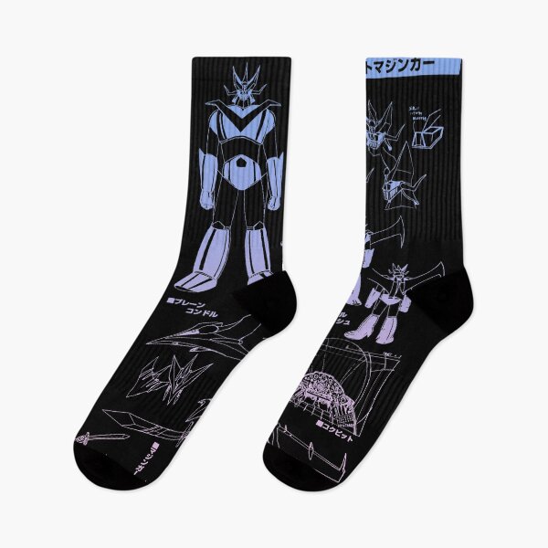 Item preview, Mazinger Z blueprint aesthetic gradient designed and sold by Blacklinesw9.