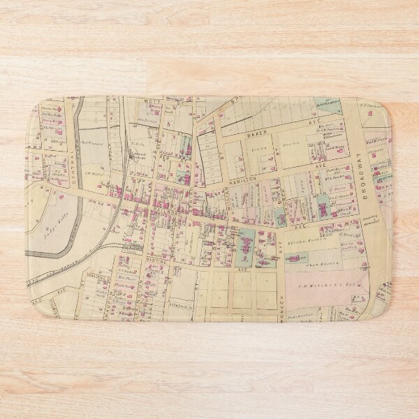 Item preview, Vintage Map of White Plains NY (1881) designed and sold by BravuraMedia.