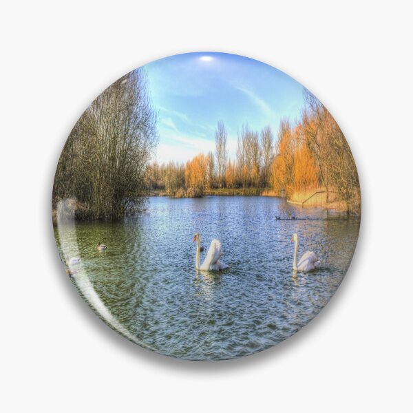 Item preview, The Peaceful Swan Lake designed and sold by Londonimages.