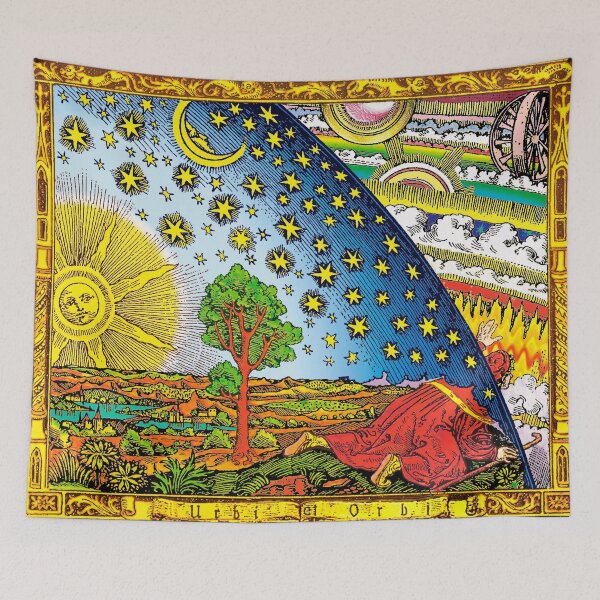 Item preview, Flammarion engraving in Color designed and sold by christinamorana.