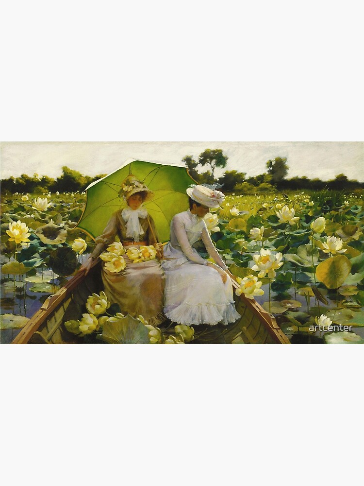 Charles Courtney Curran - Lotus Lilies by artcenter