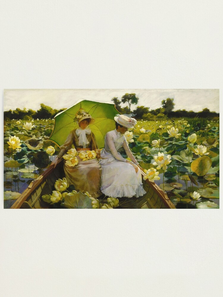 Alternate view of Charles Courtney Curran - Lotus Lilies Photographic Print