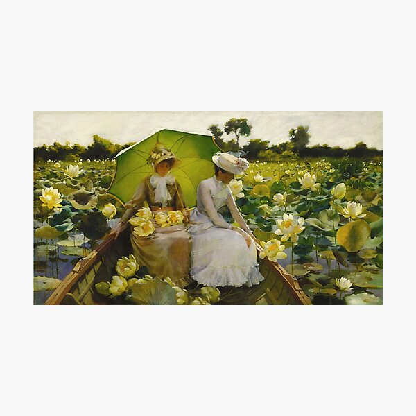 Item preview, Charles Courtney Curran - Lotus Lilies designed and sold by artcenter.