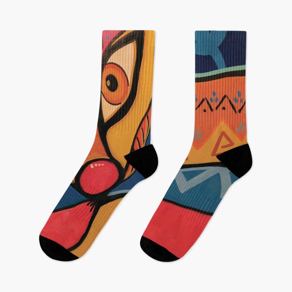 Item preview, Orange fox mural designed and sold by Neonyx2020.