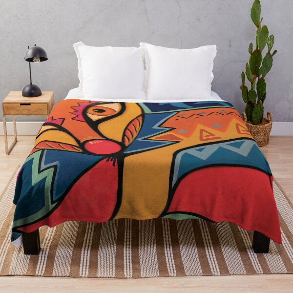 Item preview, Orange fox mural designed and sold by Neonyx2020.