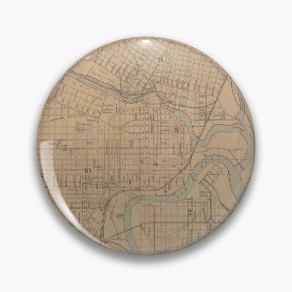 Item preview, Vintage Map of Wilmington DE (1898) designed and sold by BravuraMedia.