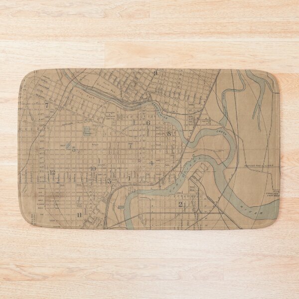 Item preview, Vintage Map of Wilmington DE (1898) designed and sold by BravuraMedia.