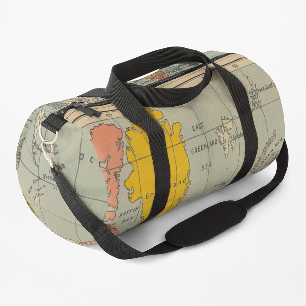 The World: Colonial Possessions and Commercial Highways 1910. From Cambridge Modern History Atlas, 1912 Duffle Bag