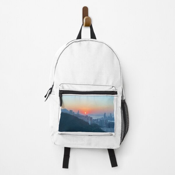Item preview, Red sun going down the sea level in Hong Kong designed and sold by CreativityRoams.