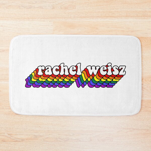 Item preview, Rachel Weisz rainbow text designed and sold by -localartist.