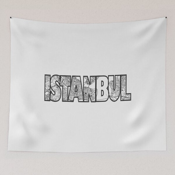Item preview, Istanbul Street Map designed and sold by thestreetslocal.