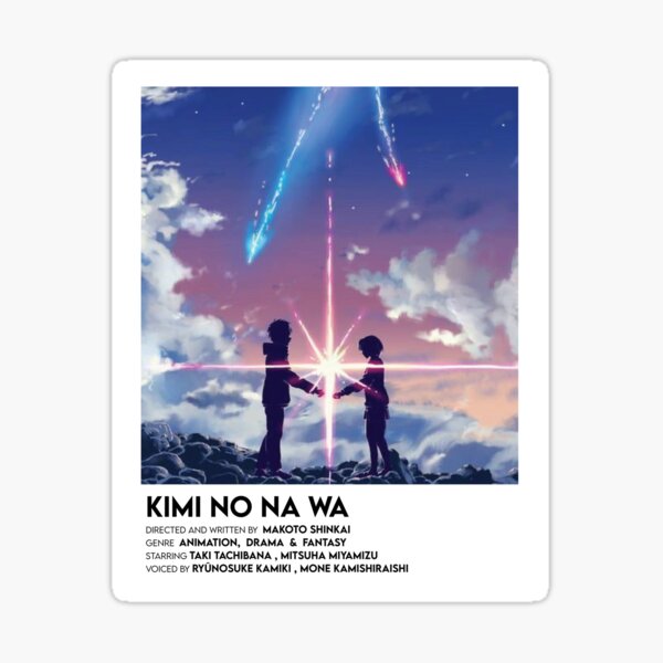 Kimi No Na Wa Polaroid Sticker