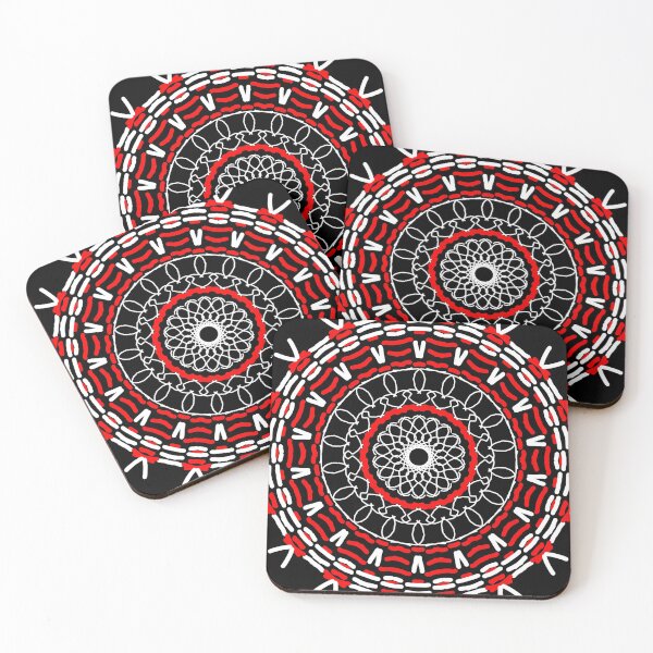 Item preview, Red circular design  designed and sold by Ashwini Vange.