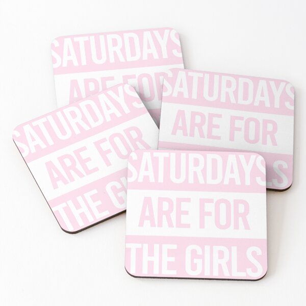 Item preview, Saturdays are for the girls Pink designed and sold by GlowinUp Shop.