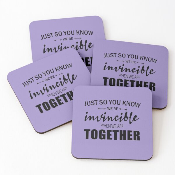 Item preview, We are invincible together/ Friends together/ Crazy friends designed and sold by Byme23.