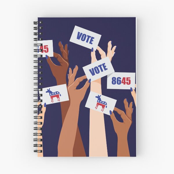 Item preview, Multicultural women voting Democratic to 8645 designed and sold by La Cartoonista.