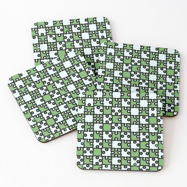 Item preview, PANTONE COLOUR OF THE YEAR 2017|GREENERY CRAZY JIGSAW designed and sold by ozcushionstoo.
