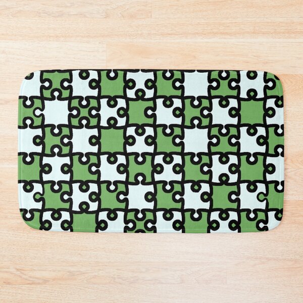 Item preview, PANTONE COLOUR OF THE YEAR 2017|GREENERY CRAZY JIGSAW designed and sold by ozcushionstoo.