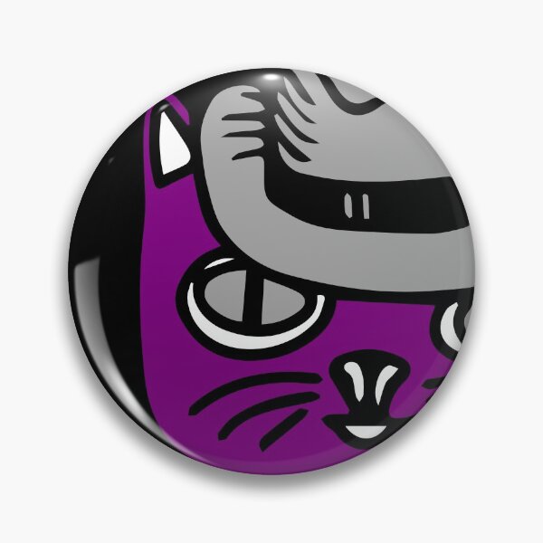 Item preview,  Cat in a Hat Discreet Pride Asexual colors designed and sold by TopplundDesigns.