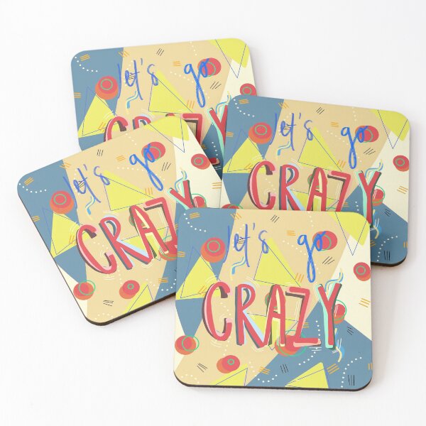 Item preview, Let’s Go Crazy 80s print designed and sold by ner-ine.