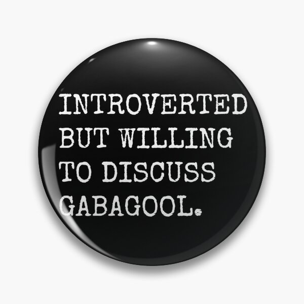 Item preview, Introverted But Willing To Discuss Gabagool designed and sold by fusedtees.