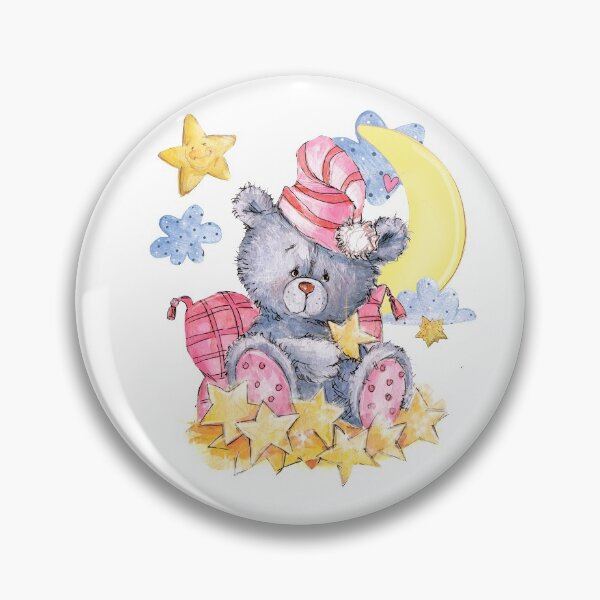 Item preview, Cute Bear, Moon and Star designed and sold by MakeMerry.