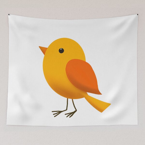 Item preview, Little yellow cartoon chick designed and sold by Diane Hunter Art.