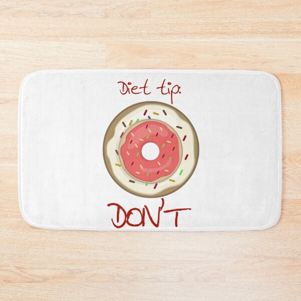 Item preview, DIET TIP: DON'T funny food quote- Doughnut donut desing vector designed and sold by Edgy DESIGNS.
