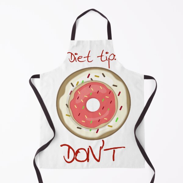 Item preview, DIET TIP: DON'T funny food quote- Doughnut donut desing vector designed and sold by Edgy DESIGNS.