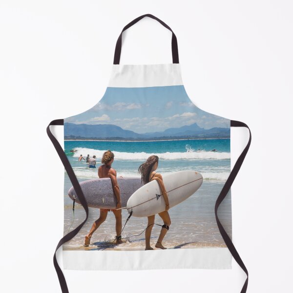 Item preview, Byron Bay Friends Surfing Wategos Beach designed and sold by Martin Berry Photography.