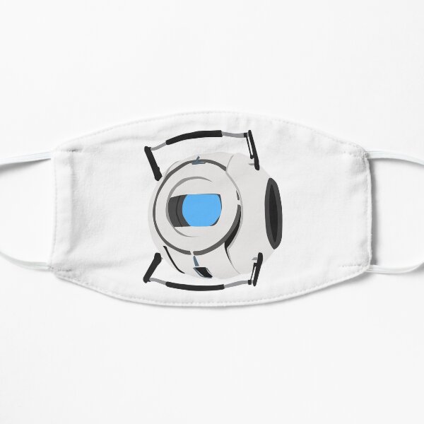 Minimalist Wheatly (Portal 2) Illustration Mask