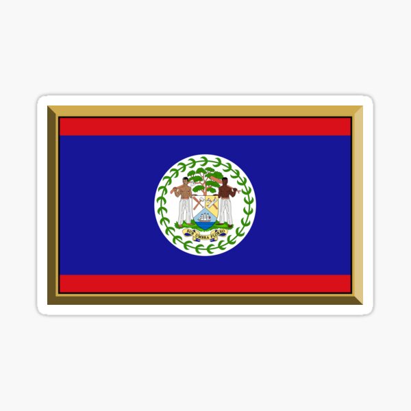 Item preview, Belize Flag Gifts, Stickers & Products (GF) designed and sold by mpodger.