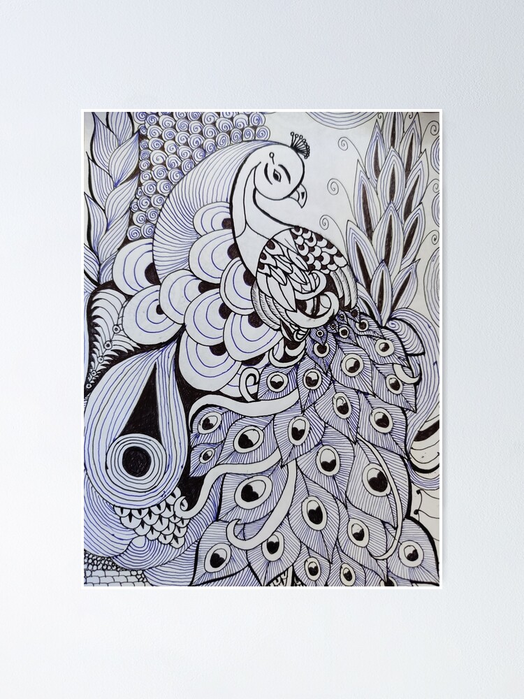 Original Madhubani Style Painting on Handmade Paper - Unity in Nature |  NOVICA