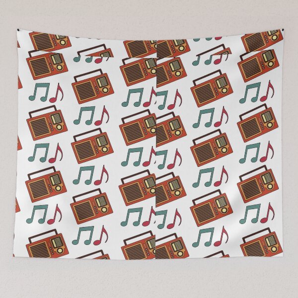 Item preview, Unique Retro Transistor Radio Pattern  designed and sold by Pris25.