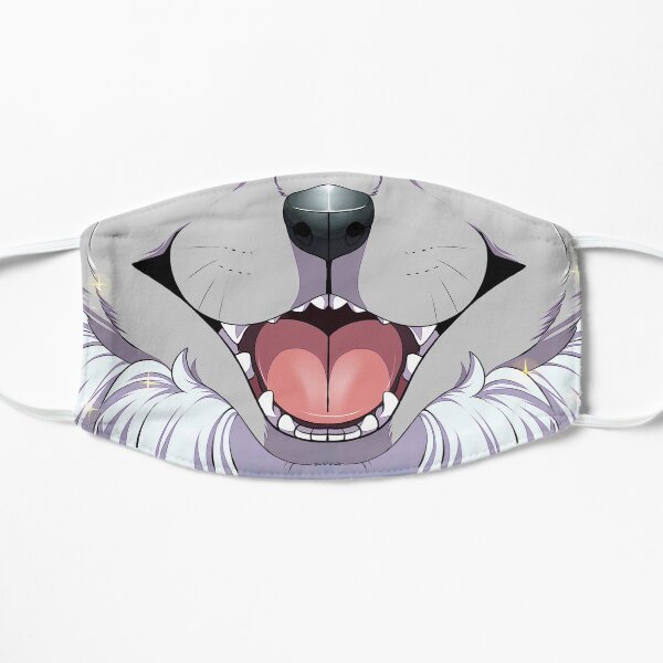 Cute Silver Critter Smile Mask Flat Mask