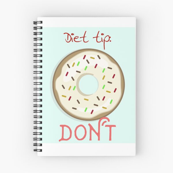 Item preview, DIET TIP: DON'T funny food quote- Doughnut donut desing vector designed and sold by Edgy DESIGNS.