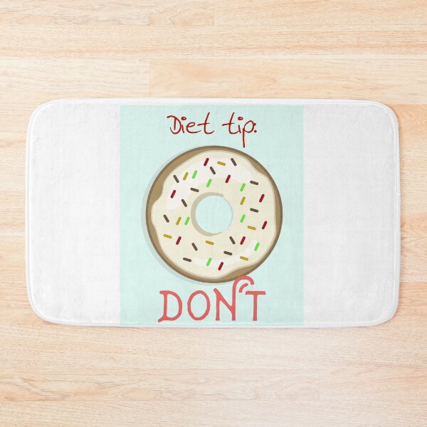 Item preview, DIET TIP: DON'T funny food quote- Doughnut donut desing vector designed and sold by Edgy DESIGNS.