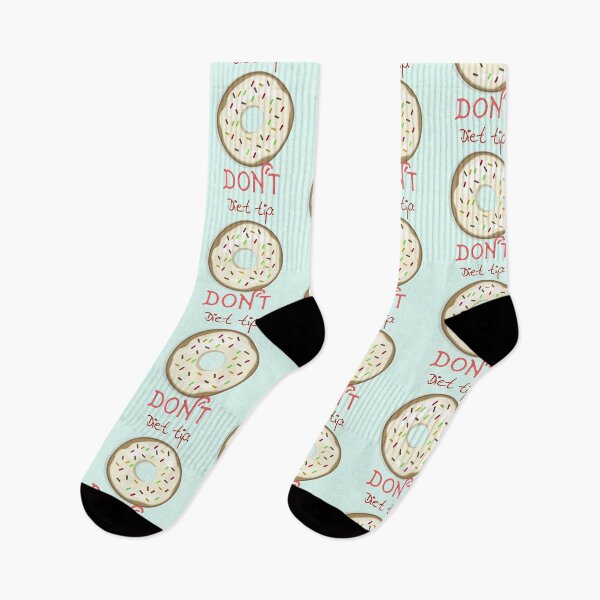 Item preview, DIET TIP: DON'T funny food quote- Doughnut donut desing vector designed and sold by Edgy DESIGNS.